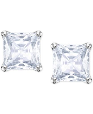 Swarovski - Crystal Square Stud Earrings
