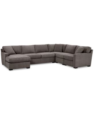 Radley 5-Pc. Fabric Chaise Sectional Sofa with Corner Piece, Created for Macy's image