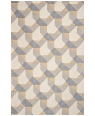 Kas - Eternity Elements 1060 Ivory/Grey 5' x 8' Area Rug