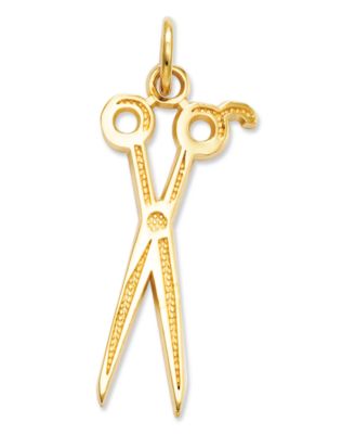 Macy's - 14k Gold Charm, Scissors Charm