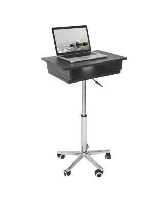 RTA Products - Techni Mobili Folding Table Laptop Cart, Quick Ship
