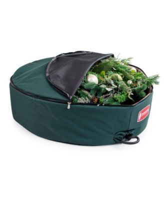 TreeKeeper - 48” Wreath Storage Bag w/ Removable Handle Foam Lined