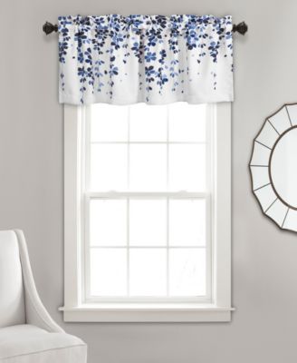 Lush Décor - Weeping Flower Room Darkening 18"X52" Valance