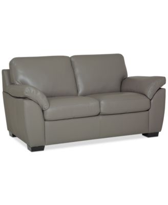 Furniture - Lothan 64" Leather Loveseat