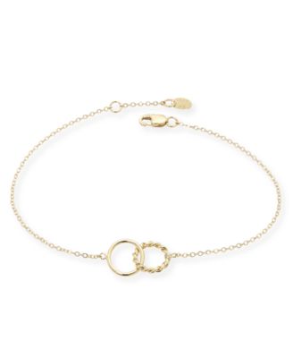 Macy's - Interlocking Adjustable Bracelet Set in 14k Yellow Gold