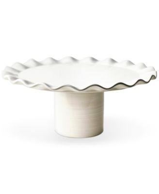 by Laura Johnson Signature White Ruffle Cake Stand image