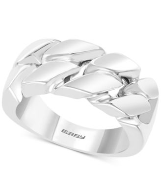 EFFY Collection - Men's Polished Chain Link Statement Ring in Sterling Silver