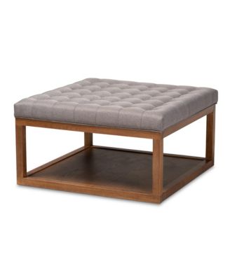 Baxton Studio - Alvere Ottoman