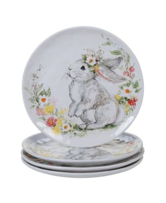 Certified International - Sweet Bunny 4pc Dinner Plate