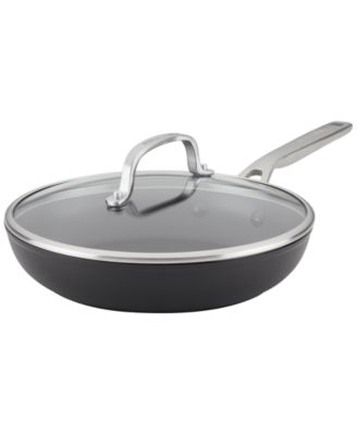 KitchenAid - Hard-Anodized Aluminum Nonstick 10" Fry Pan with Lid