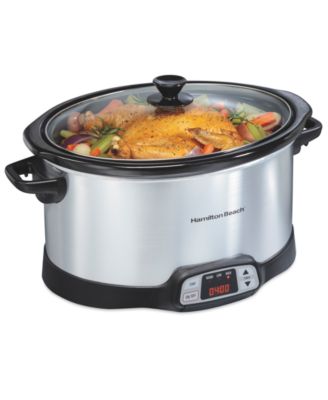 Hamilton Beach - 8-Qt. Programmable Countdown Slow Cooker