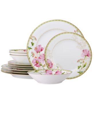 Poppy Place 12-Piece Dinnerware Set, Service For 4 image