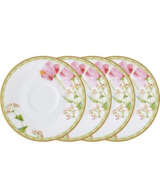 Poppy Place Set of 4 Saucers, 6" image