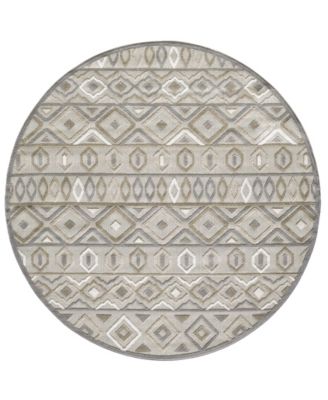 Calla 6925 7'10" x 7'10" Round Outdoor Area Rug image
