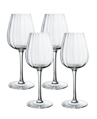 Rose Garden White Wine Glasses, Set of 4 image