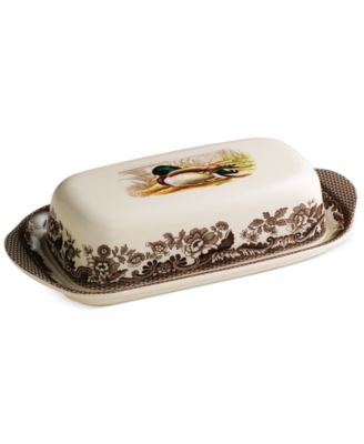 Woodland Mallard Covered Butter Dish image