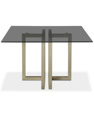 Furniture - Emila 48" Square Glass Mix and Match Dining Table