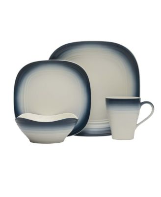 Swirl Square 16 Pc. Dinnerware Set, Service For 4 image