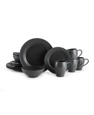 Swirl 16 Pc. Dinnerware Set, Service for 4 image