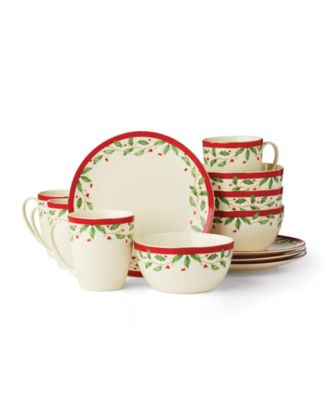 Lenox - Holiday 12-Pc. Dessert Set