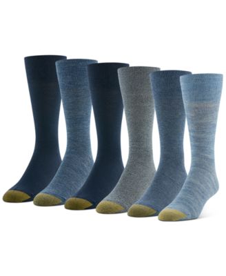 Gold Toe - Men's Cambridge 6-Pk. Solid Crew Socks