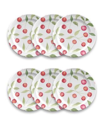 Berries Cherries Salad Plate Set of 6 image