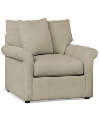 Wrenley 38" Fabric Arm Chair, Created by Macy's image