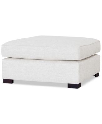 CLOSEOUT! Nightford 38" Fabric Bumper Ottoman, Created for Macy's image
