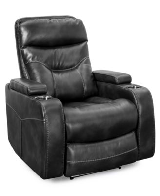 Macy's - Jabarr Beyond Leather Recliner