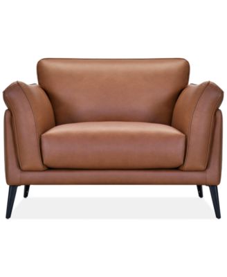 Macy's - Keery 49" Leather Chair