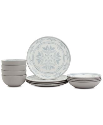 Tabletops Unlimited - Carrara 12-Pc. Dinnerware Set, Service for 4