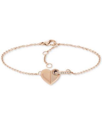 Tommy Hilfiger - Pav&eacute; Ring & Heart Link Bracelet