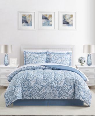 Macy's - Botanica 8-Pc. Printed Reversible Comforter Set