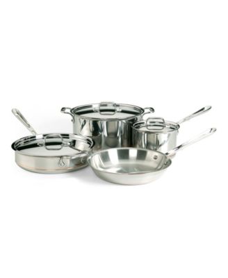 All-Clad - Copper Core 7-Piece Cookware Set