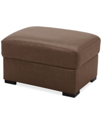 Furniture - 32" Leather Ottoman