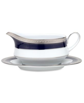 Crestwood Cobalt Platinum Gravy With Tray (2 Pcs), 13 oz. image