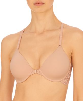 Natori - Women's Lush Front Close Lace Racerback Underwire Bra