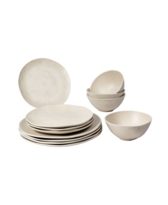 Coupe Wheat 12 Piece Dinnerware Set, Service for 4 image