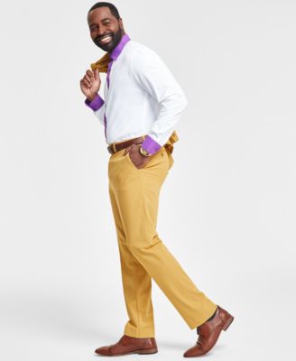 Men's Classic-Fit Solid Suit Separate Pants image