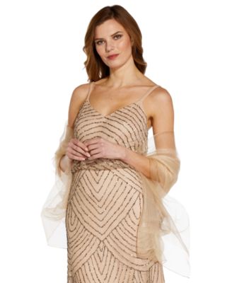 Adrianna Papell - Metallic Wrap Scarf