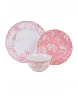 Adelaide Pink 12 Pc. Dinnerware Set, Service for 4 image
