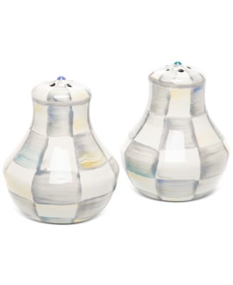 Sterling Check Salt & Pepper Shakers image