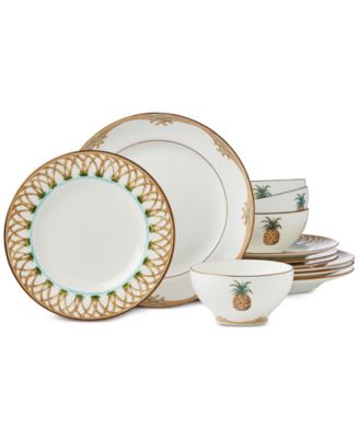 Lenox British Colonial Bamboo 12-Pc. Dinnerware Set, Service for 4 image