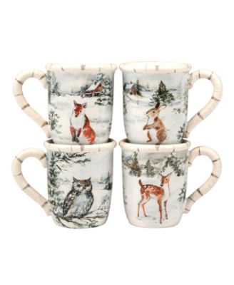 Winter's Frost Mugs, Set of 4 image