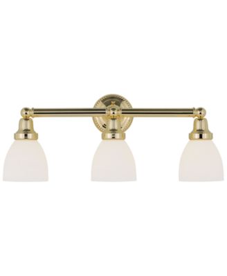 Livex - Classic 3 Light Steel Wall Sconce