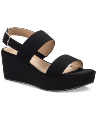 Style & Co - Women's Ardenn Double-Strap Wedge Sandals