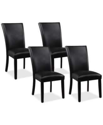 Furniture - Kellet 4 Pc. Faux Leather Dining Chair Set
