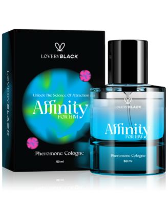 Lovery - Black Affinity For Him Pheromone Cologne, 1.7 oz.