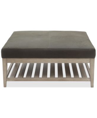 Furniture - Reiter Leather Cocktail Ottoman