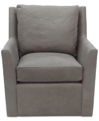 CLOSEOUT! Merten Fabric Swivel Chair, Exclusively at Macy's image
